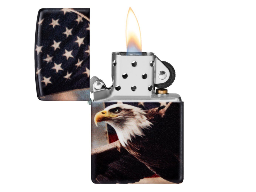 Zippo Aansteker Bald Eagle USA Flagproduct image #2